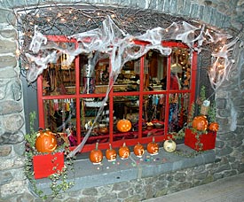 Halloween Carved Pumpkin Display
